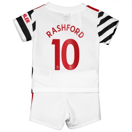 Koszulka Manchester United Marcus Rashford 10 Dziecięcy Trzeci Stroje Piłkarskie 2020/21 Krótki Rękaw